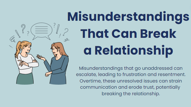 Misunderstandings that can break a relationship